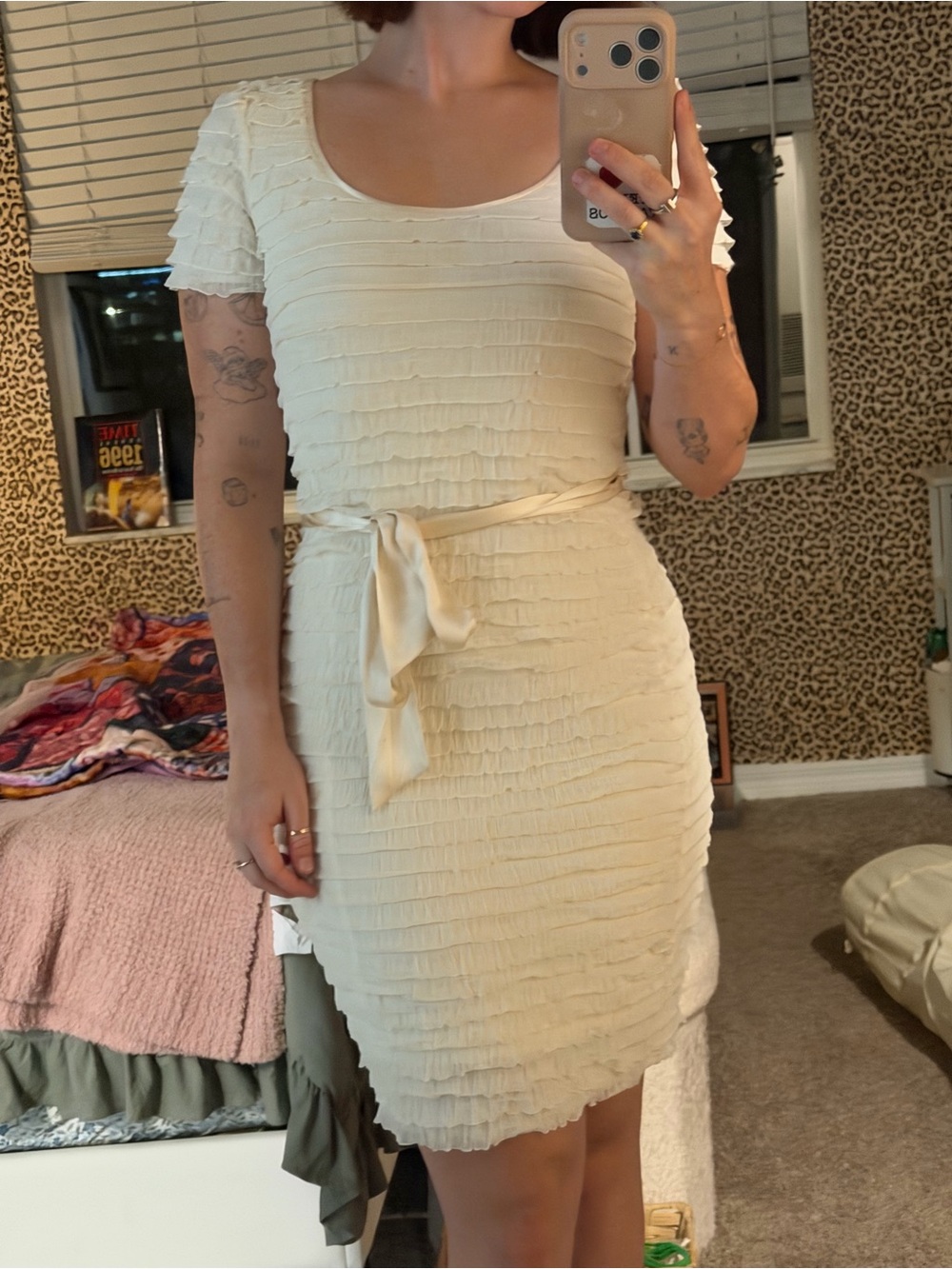 Vintage Betsey Johnson Ruffled Mini Dress